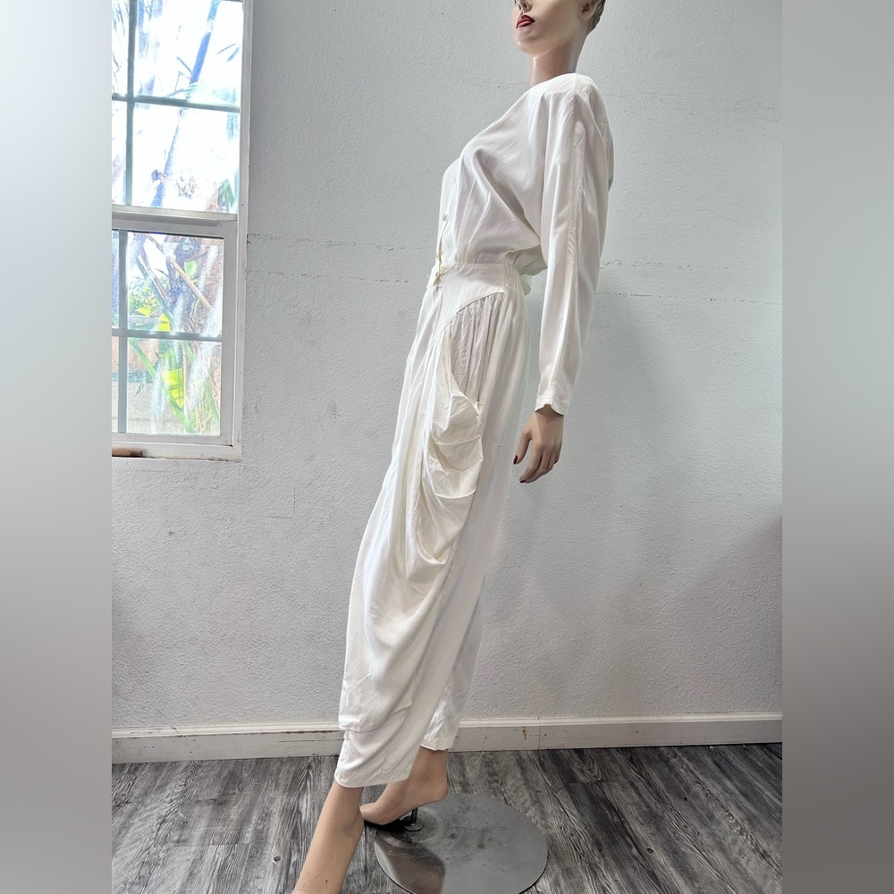 Rabbit Rabbit Rabbit Elegant White Jumpsuit - Picture 5 of 16